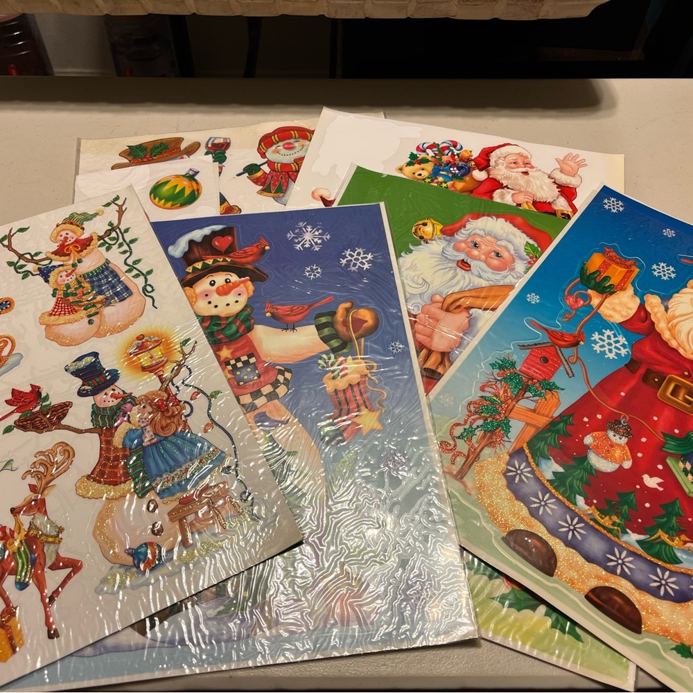 Vintage stickers big stickers